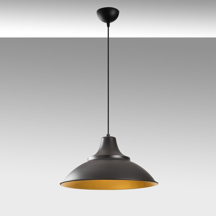 Opviq Lámpara de araña Negro y Oro con altura ajustable Opviq Lámpara de araña Negro y Oro con altura ajustable